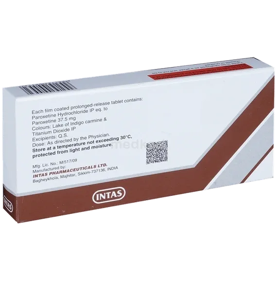 pexep cr 37.5mg tablet 10's